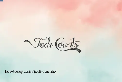 Jodi Counts