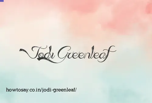 Jodi Greenleaf