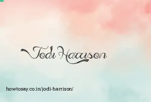 Jodi Harrison