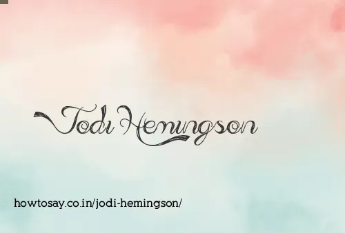 Jodi Hemingson
