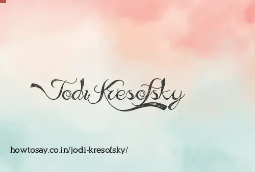 Jodi Kresofsky