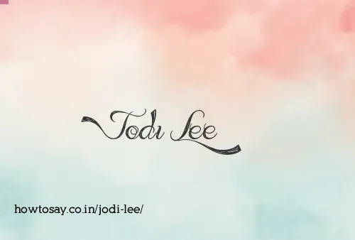 Jodi Lee