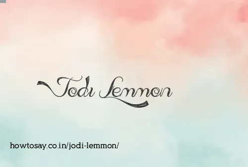 Jodi Lemmon