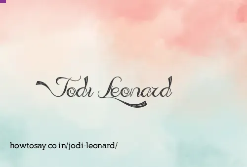 Jodi Leonard