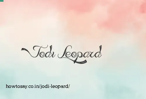 Jodi Leopard