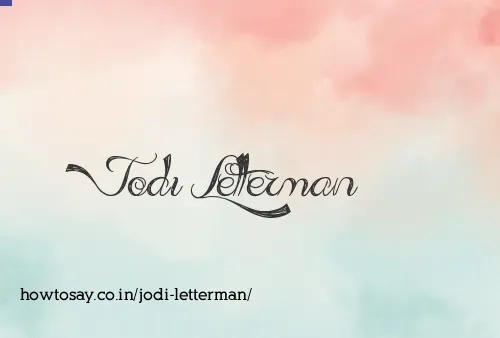 Jodi Letterman