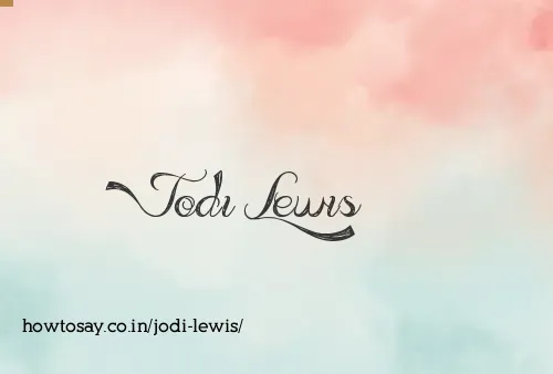 Jodi Lewis