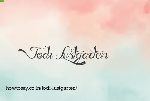 Jodi Lustgarten
