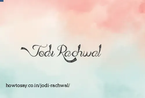 Jodi Rachwal