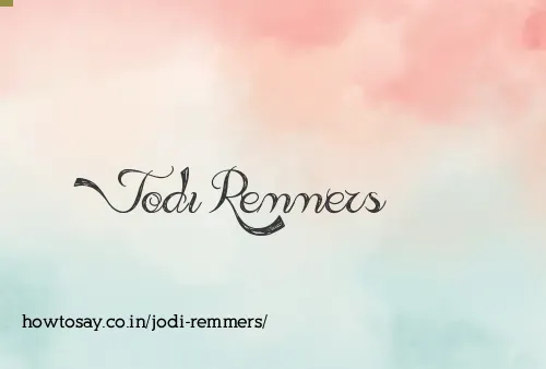 Jodi Remmers