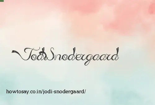 Jodi Snodergaard
