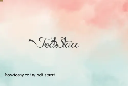 Jodi Starr