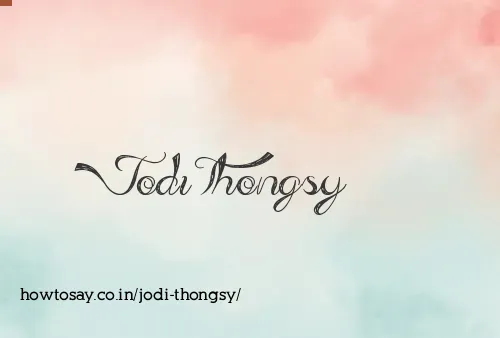 Jodi Thongsy