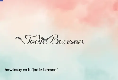 Jodie Benson