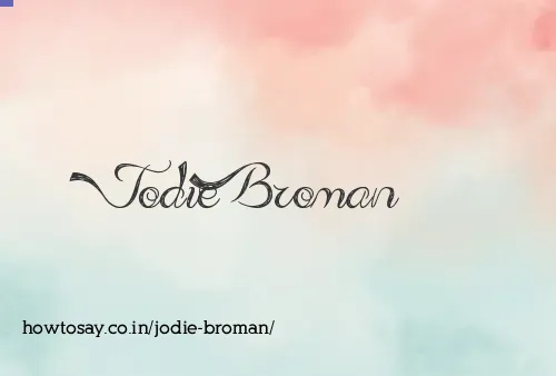 Jodie Broman