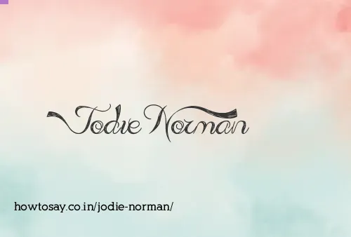 Jodie Norman