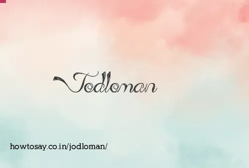 Jodloman