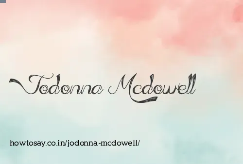 Jodonna Mcdowell