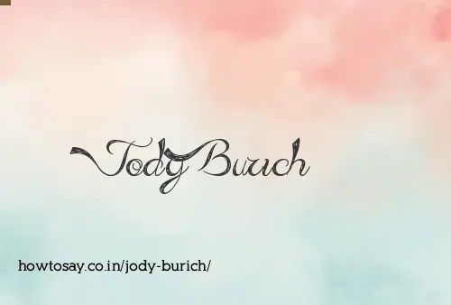 Jody Burich