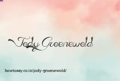 Jody Groenewold