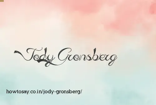 Jody Gronsberg