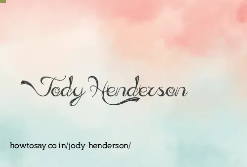 Jody Henderson