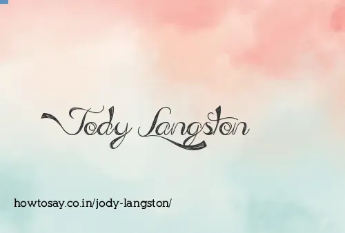 Jody Langston