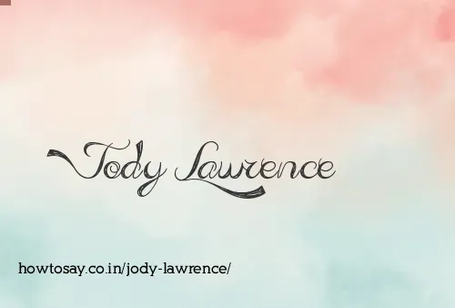 Jody Lawrence
