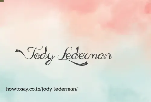 Jody Lederman