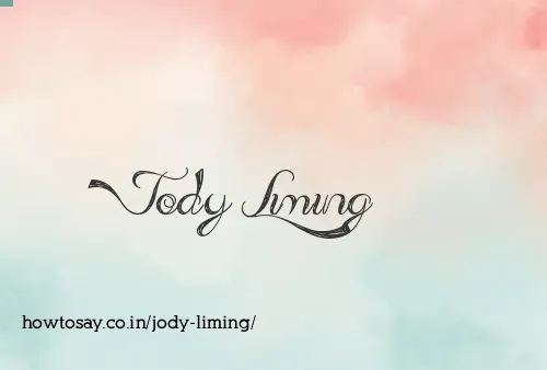 Jody Liming