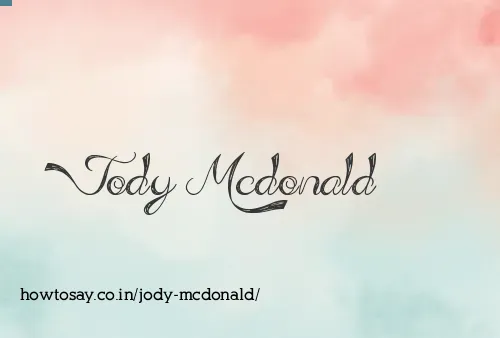 Jody Mcdonald