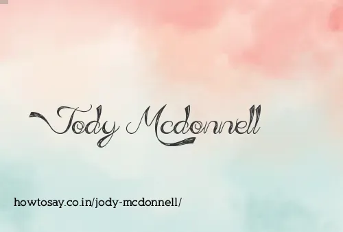 Jody Mcdonnell