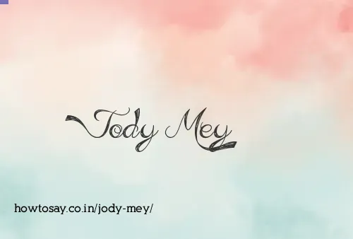 Jody Mey