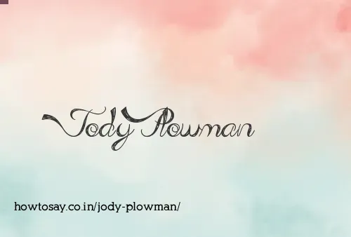 Jody Plowman