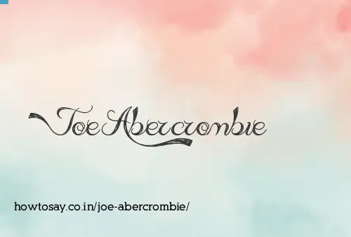 Joe Abercrombie
