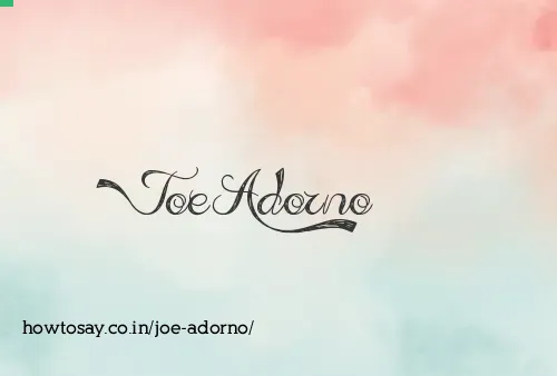 Joe Adorno