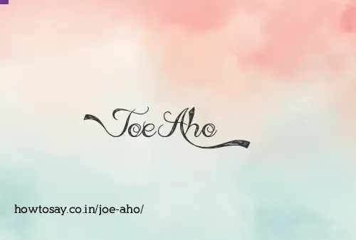 Joe Aho
