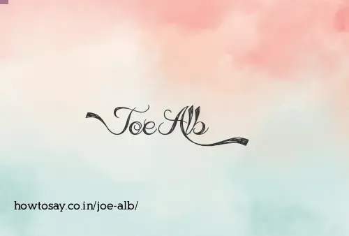 Joe Alb