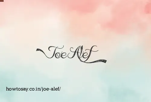 Joe Alef