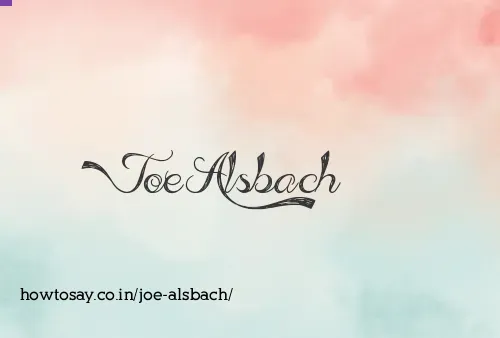 Joe Alsbach