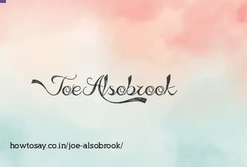 Joe Alsobrook