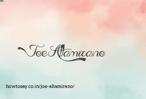 Joe Altamirano