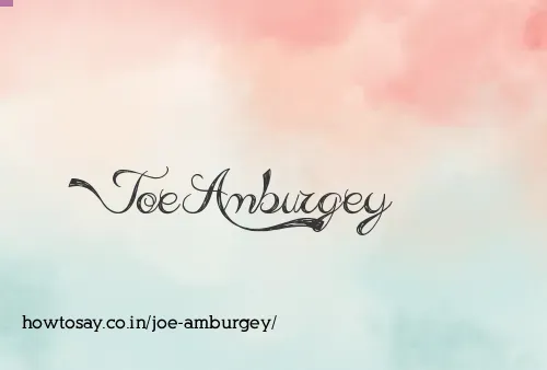 Joe Amburgey