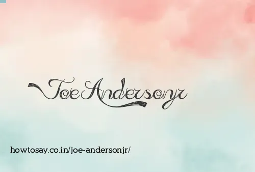 Joe Andersonjr