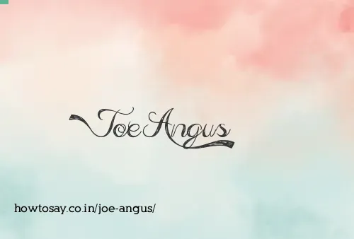 Joe Angus
