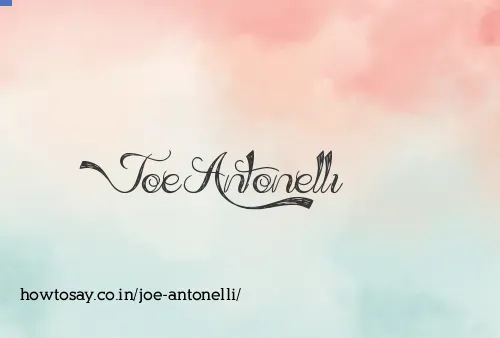 Joe Antonelli