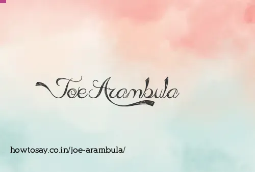 Joe Arambula