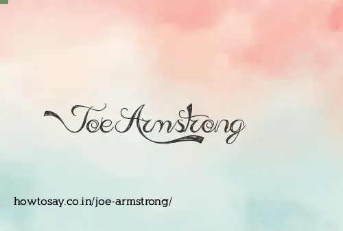 Joe Armstrong