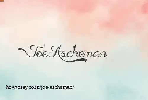 Joe Ascheman