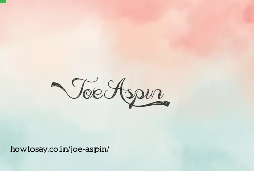 Joe Aspin